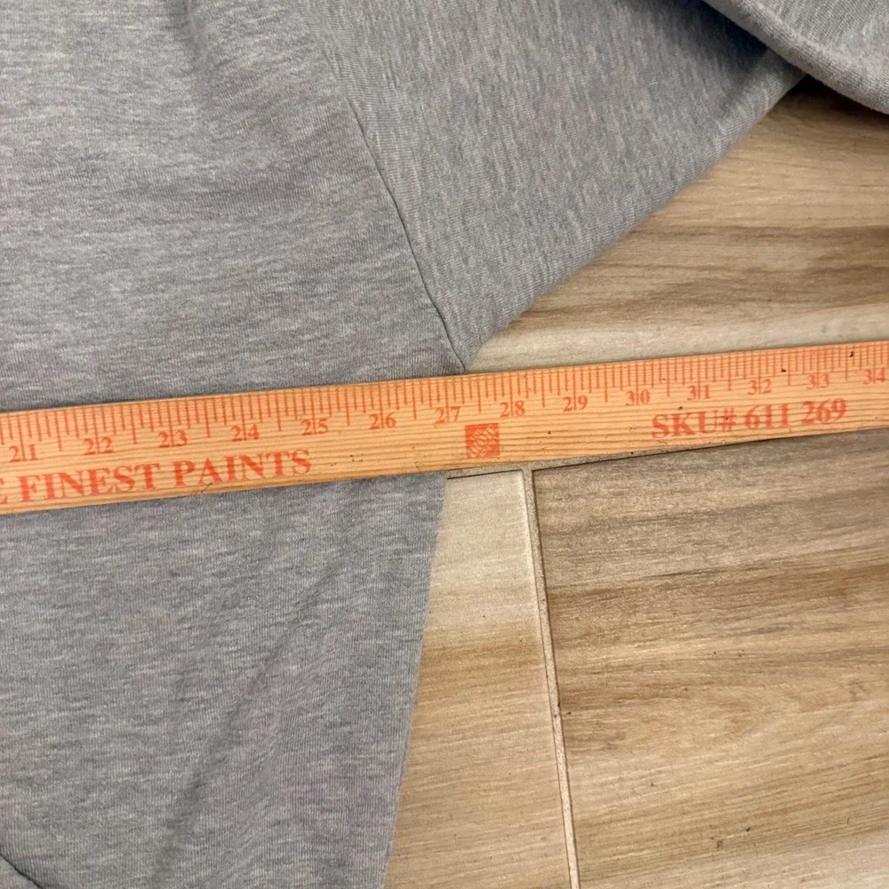 Alo Yoga Accolade Hoodie Heather Grey Oversized Fleece Sweatshirt Large